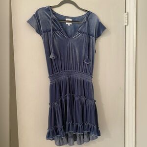 Misa Los Angeles crew neck mini dress